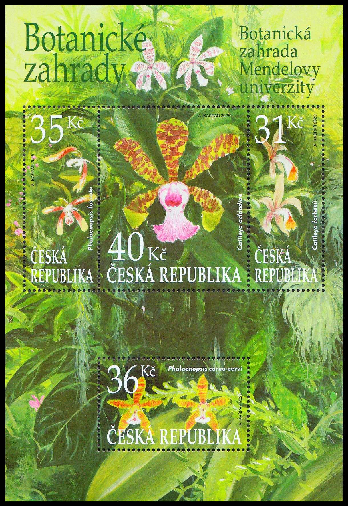 Botanická zahrada v Brně (aršík)