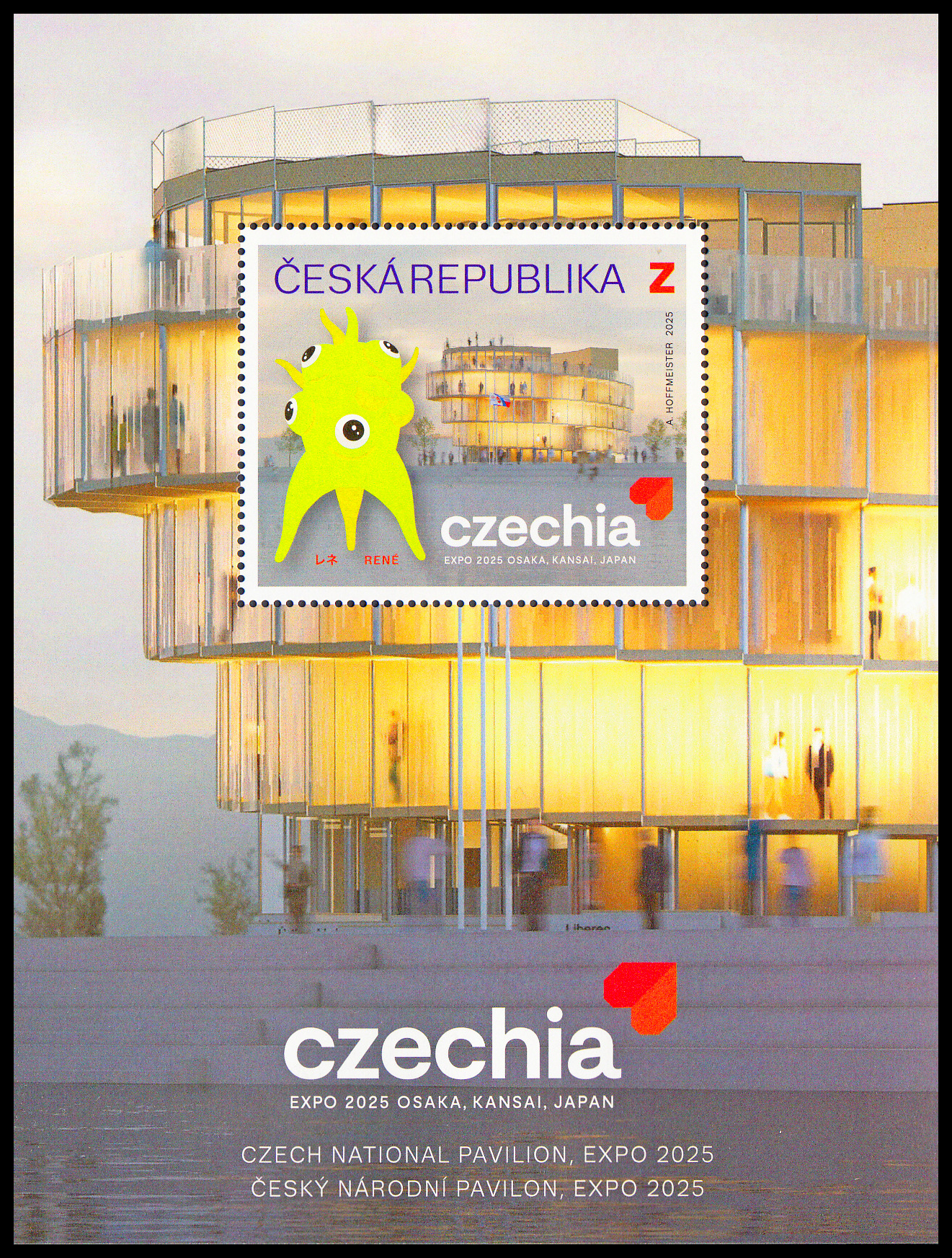 EXPO Ósaka 2025 - Český pavilon (aršík)