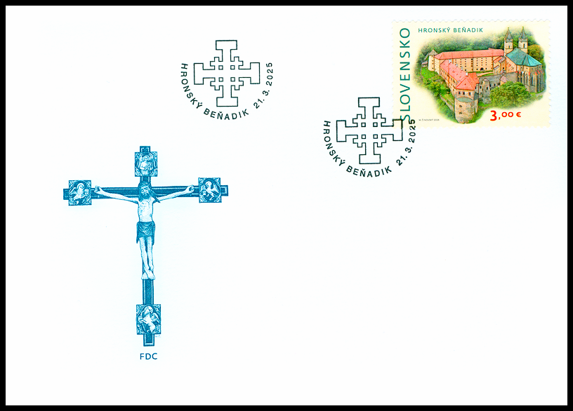 FDC - 950. výročí založení opatství v Hronském Beňadiku