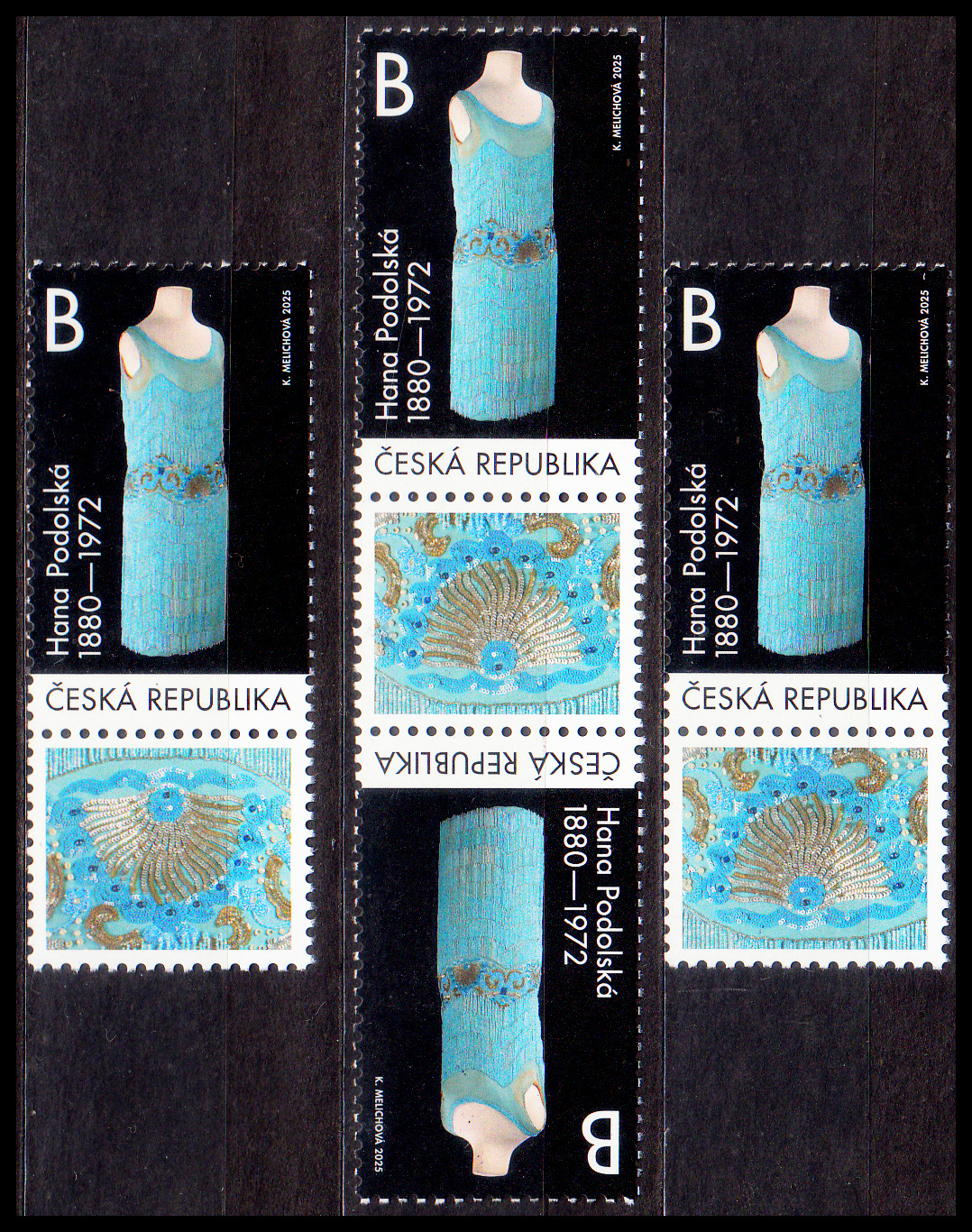 Český design - Hana Podolská (kombinace 4zn.+ 3K) 