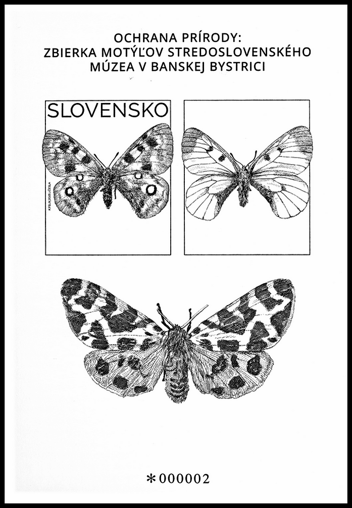 Černotisk - Ochrana přírody - Sbírka motýlů Středoslovenského muzea v Banské Bystrici