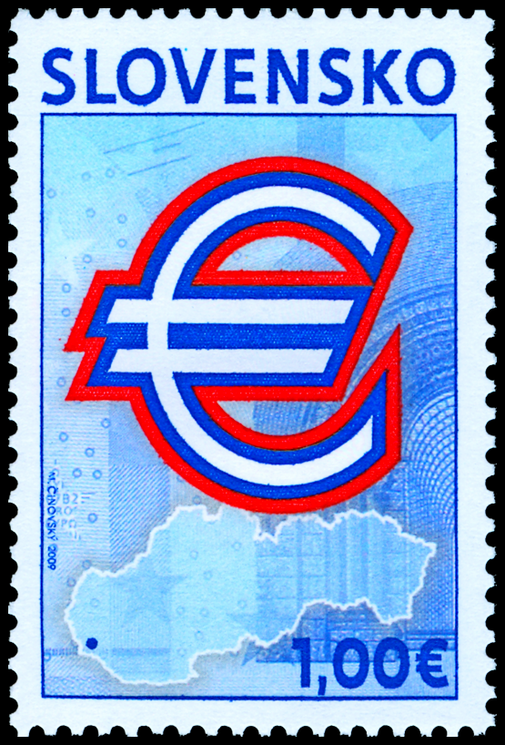 První  eurová známka