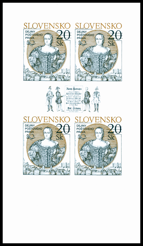 Černotisk - Dějiny poštovního práva 