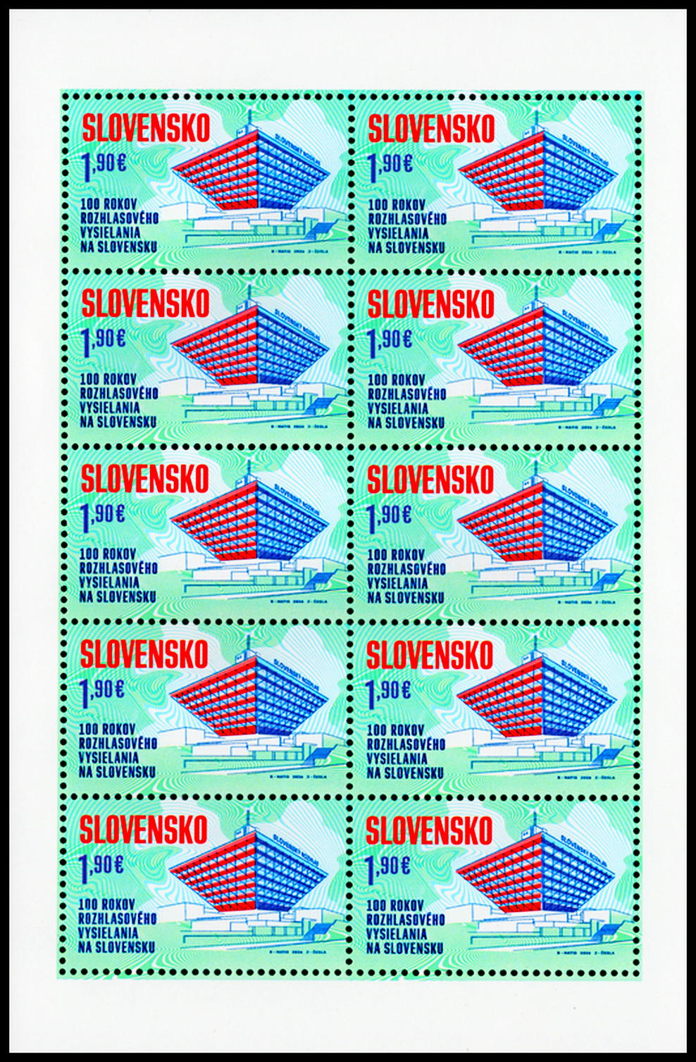 100. výročí rozhlasového vysílání na Slovensku - TL 