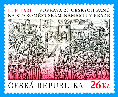 390. výročí popravy 27 českých pánů na Staroměstském náměstí 