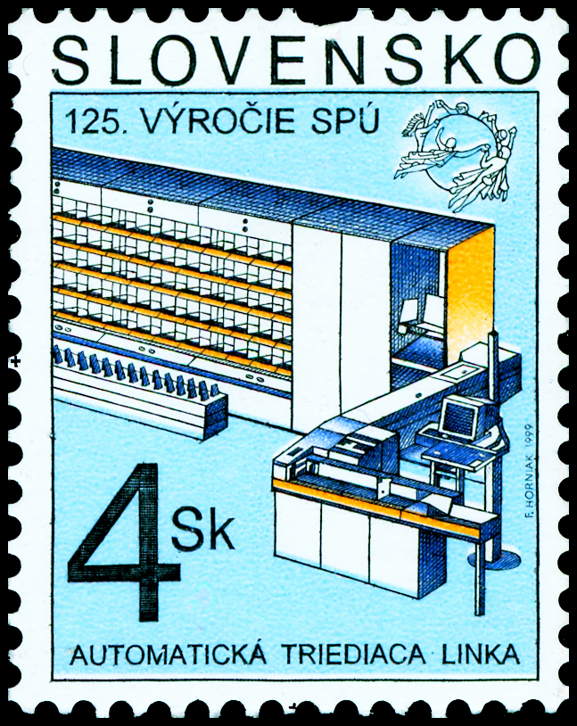 Světová poštovní unie - automatická třídící linka 