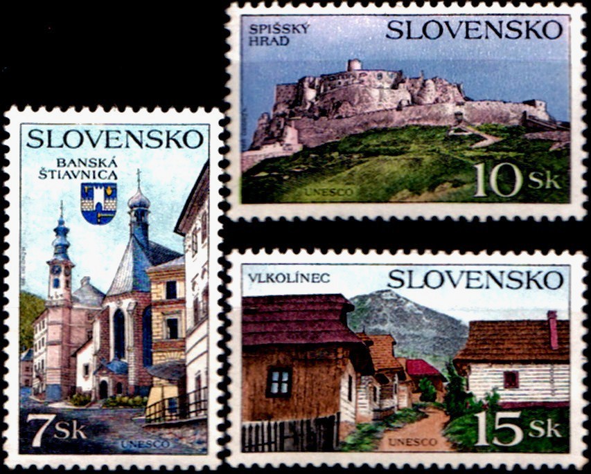 Krásy naší vlasti - Banská Štiavnica, Spišský hrad, Vlkolínec (1995)