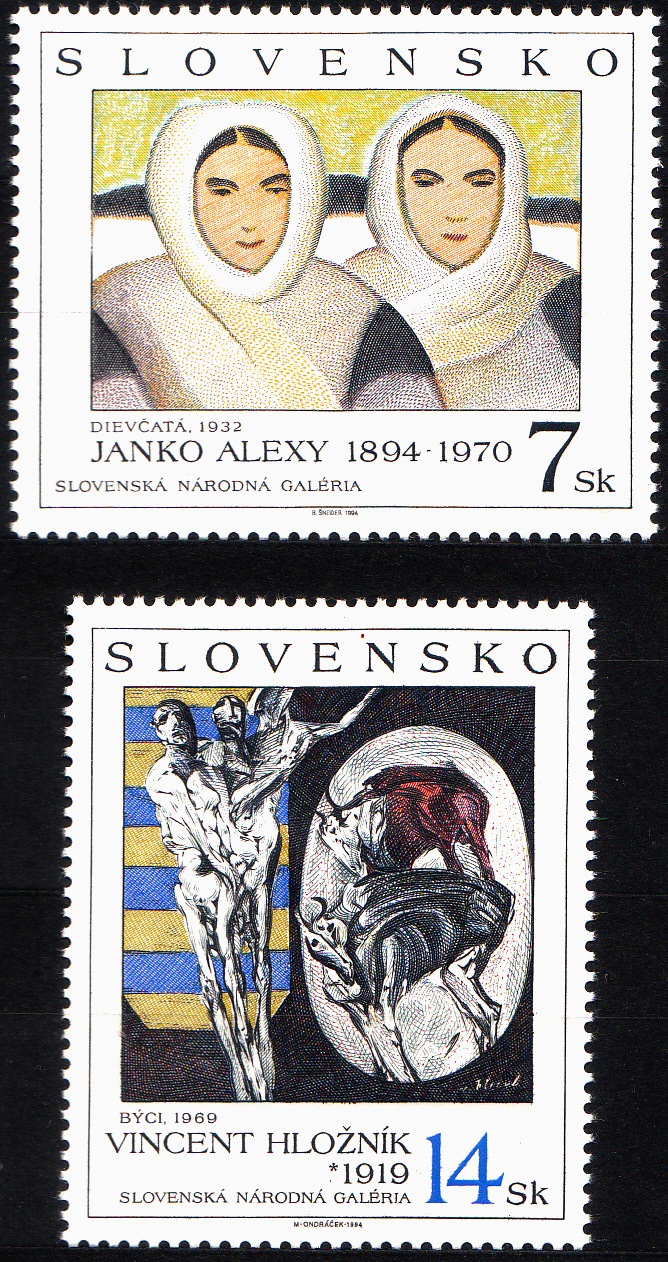 Umění 1994 -  J. Alexy,  V. Hložník