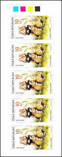 Zvířecí mláďata - Křeček polní (známkové sešítky - a + b  ZS 116)