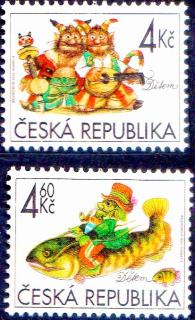 Dětem (čerti - muzikanti, vodník na sumci)