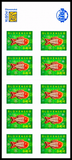 Vánoce 2011 - Lidový motiv (samolepící sešítek) 