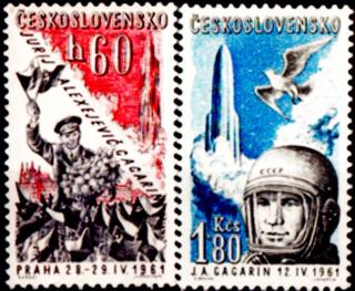 Jurij Gagarin v Praze