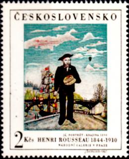 Světová výstava poštovních známek PRAGA 1968 - Henri Rousseau (známka) 