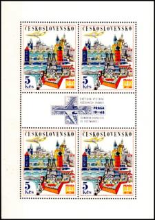 Světová výstava poštovních známek PRAGA 1968 - TL