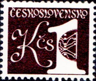 Svitková výplatní známka 1979 (černohnědá)