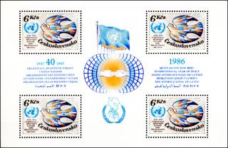 40.výročí založení OSN (aršík)