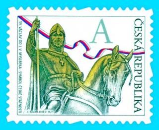 Sv. Václav (A - samolepící známka)