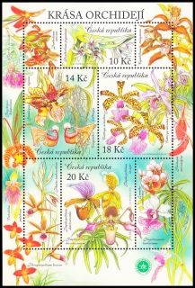 Pěstitelství - krása orchidejí (aršík)