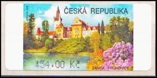 Automatová známka - Zámek Průhonice - 1 hodnota (1.1.2011)