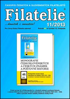 Časopis Filatelie 11 / 2013