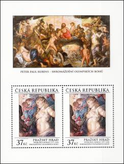 Pražský hrad: Shromáždění olympských bohů – Peter Paul Rubens (aršík)