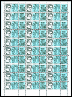 Den poštovní známky 2010 -  K. Ondreička  (arch 30 známek + 30 kuponů ) 