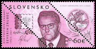 Den poštovní známky 2014 - Severín Zrubec 1921 – 2011 