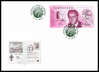 FDC - Den poštovní známky 2014 - Severín Zrubec 1921 – 2011 