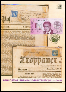 NL - Den poštovní známky 2014 - Severín Zrubec 1921 – 2011 