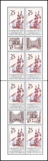 Chomutov – VI. českoněmecká filatelistická výstava (známkový sešítek bez nápisu)