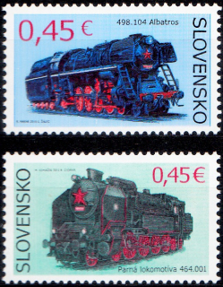 Technické památky - 498.104 Albatros a parní lokomotiva 464.001