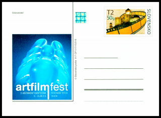 23. ročník Art Film Fest - s přítiskem (celinová pohlednice) 
