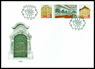 FDC - Den poštovní známky 2015 - Budova pošty Bratislava 1