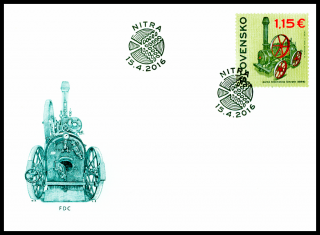 FDC - Technické památky - Parní lokomobila Umrath (1894)