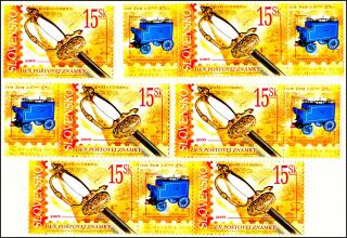 Den poštovní známky 2005 (kombinace 6 zn.+ 5 K)