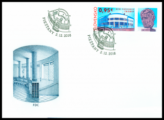 FDC - Den poštovní známky 2016 - Budova pošty Piešťany 1