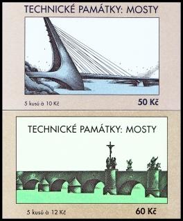 Technické památky - mosty (známkové sešítky ZS 112 - 3)