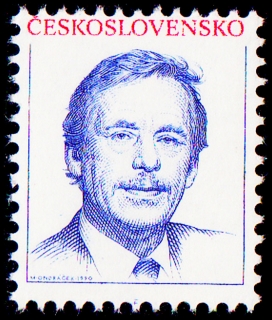 Prezident V.Havel - 1990 (bez nominální hodnoty 50 h)