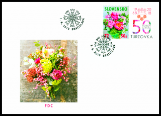 FDC - Květinový motiv (2018)