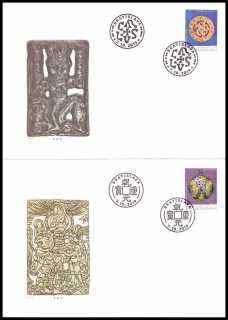 FDC - Společné vydání (SR s ČLR) - Bronzová Faléra, stříbrná kaditelnice