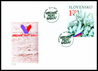 FDC - Společné vydání s Českou republikou - 30. výročí Sametové revoluce