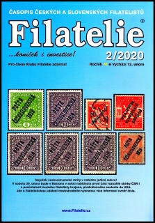 Časopis  Filatelie 2 / 2020 (s přílohou emisního plánu zn. 2019 - II. pololetí) 