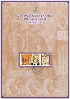 NL - Den poštovní známky 2021: Mikuláš Klimčák (1921 – 2016) 