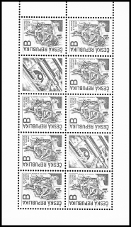 Tradice české známkové tvorby 2022 -  Ocelotisk z ploché desky (známkový sešítek