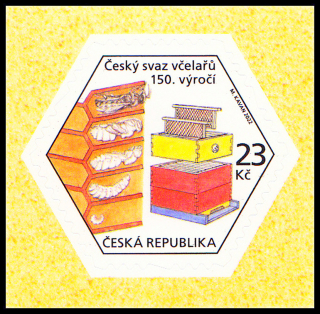 Český svaz včelařů – 150. výročí (samolepící známka)