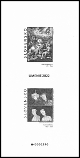 Černotisk - UMĚNÍ 2022: Ján Rombauer (1782 – 1849), Aleš Votava (1962 – 2001)