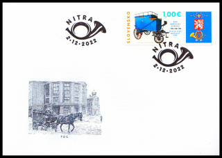 FDC - Den poštovní známky 2022 - Historický poštovní vůz