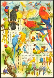 Chovatelství - papoušci (aršík)