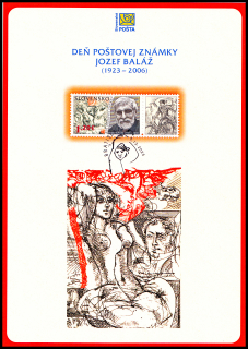 NL - Den poštovní známky 2023 - Jozef Baláž (1923 – 2006) 