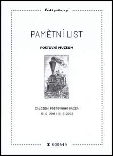 105 let Poštovního muzea - Parní lokomotiva